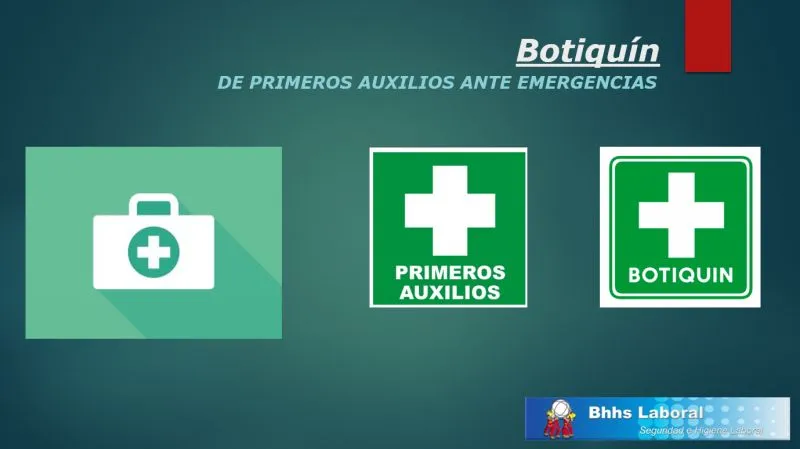 Botiquín de Primeros Auxilios